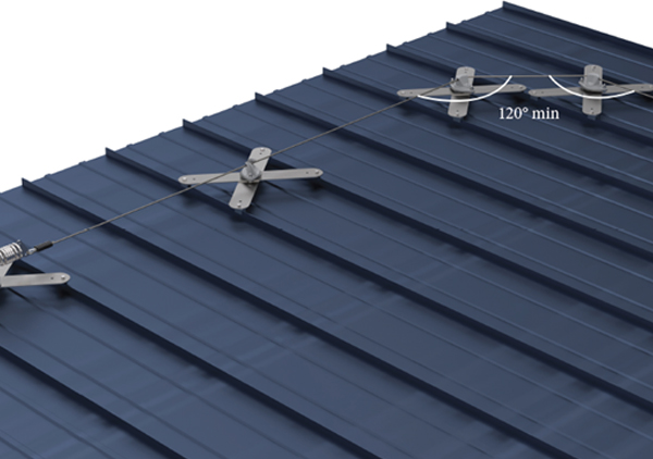 Ligne de vie joint debout à passage manuel ou automatique